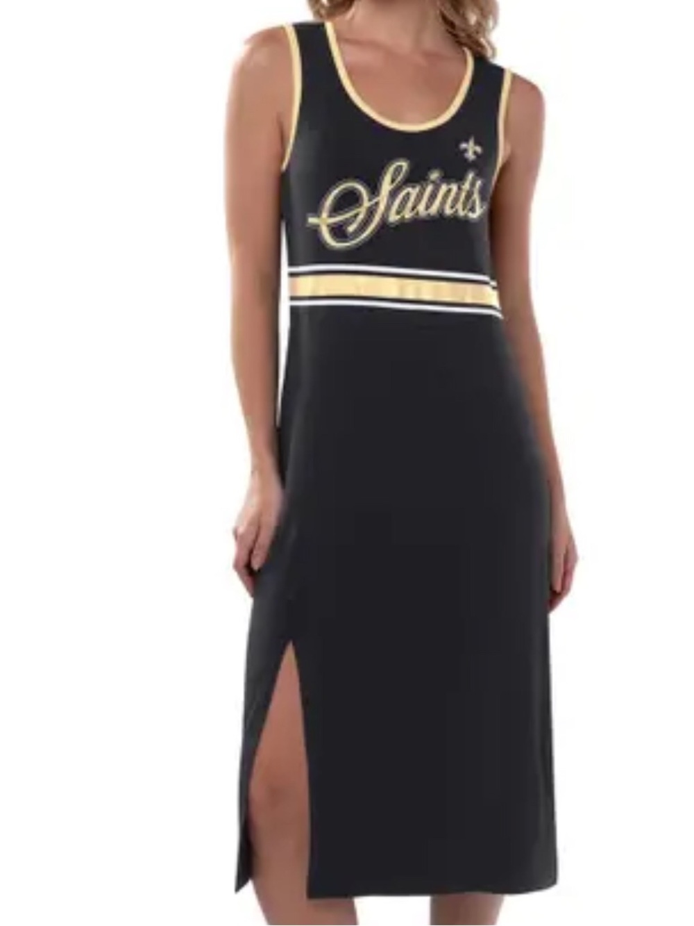New Orleans Saints G-lll 4Her Midi Dress - Size XL NWT